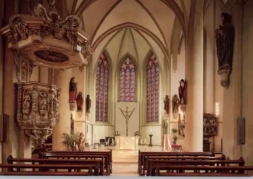 4420 COESFELD, Lambertikirche, Innenansicht