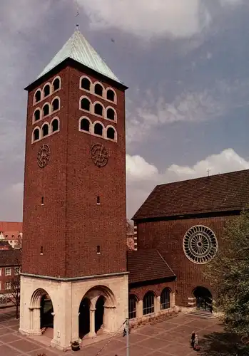 4420 COESFELD, Jacobi Kirche von Südwesten
