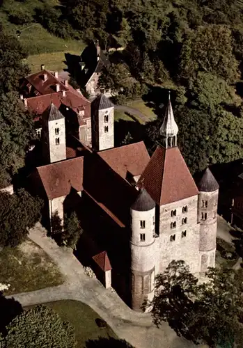 4410 WARENDORF - FRECKENHORST, Stiftskirche, Luftaufnahme