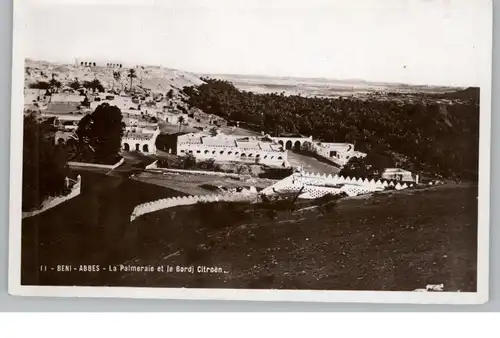 ALGERIE - BENI ABBES, La Palmeraie et le Bordj Citronen