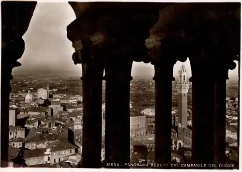 I 53100 SIENA, Panorama veduto dal Campanile del Duomo