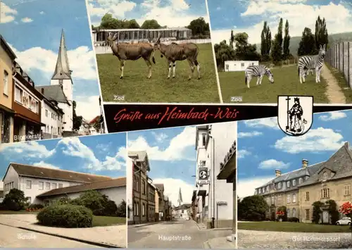 5450 NEUWIED - HEIMBACH - WEIS, Zoo, Hauptstrasse, schuel...