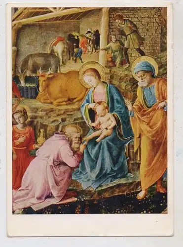 KRIPPE / Crip / Culla - Fra Angelico, Anbetung  des Kindes