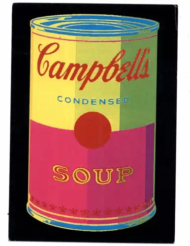 KÜNSTLER / Artist - ANDY WARHOL, "Campell's Soup"