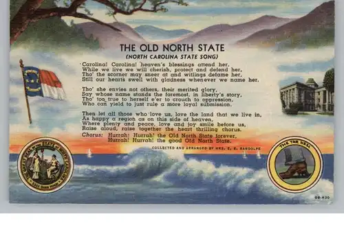 USA - NORTH CAROLINA, State Song