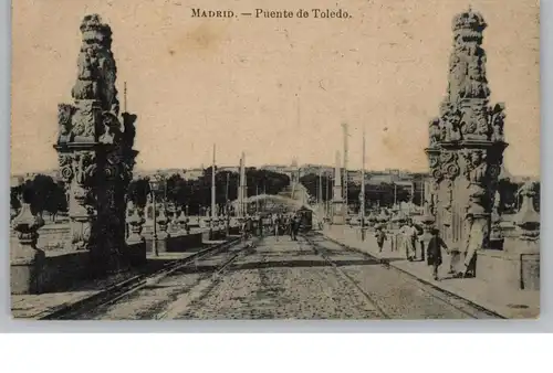 E 28000 MADRID, Puente de Toledo, 1919