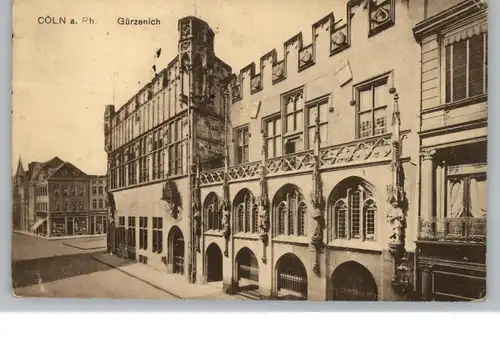 5000  KÖLN, GÜRZENICH, Blick über die Front, 1922