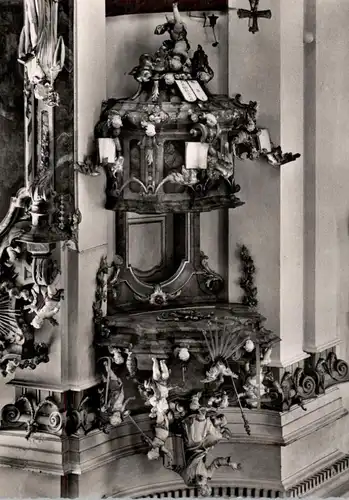 8399 ROTTHALMÜNSTER - ASBACH, Cuvillies - Kirche, Kanzel