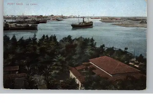 EGYPT - PORT SAID, Le Canal, Ships