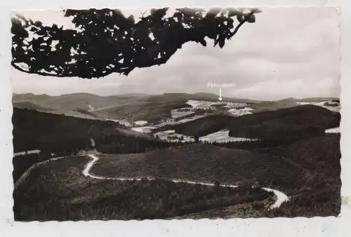 5790 BRILON - PETERSBORN, Blick auf den Ort, 1964