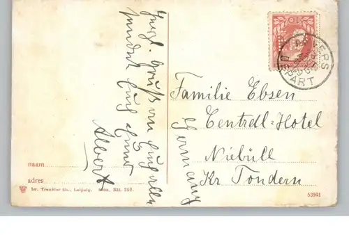 ZUID-HOLLAND - ROTTERDAM, Diergaardelaan, Trenkler, Perfin Antwerpen 1909