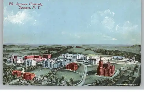 USA - NEW YORK - SYRACUSE, University, 1911, Rudolph Bros.
