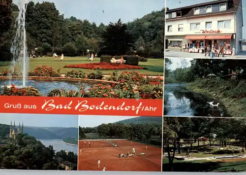 5485 SINZIG - BAD BODENDORF, Textil Welsch, tennisplatz, Minigolfplatz, Kurpark....