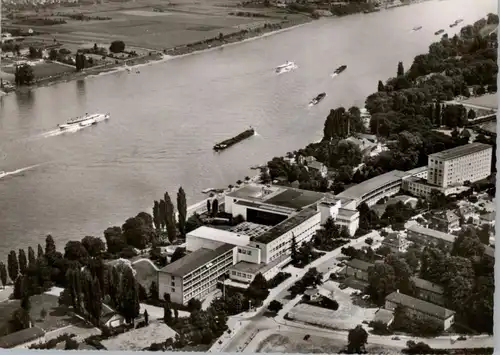 5300 BONN - GRONAU, Bundeshaus und Umgebung, Luftaufnahme