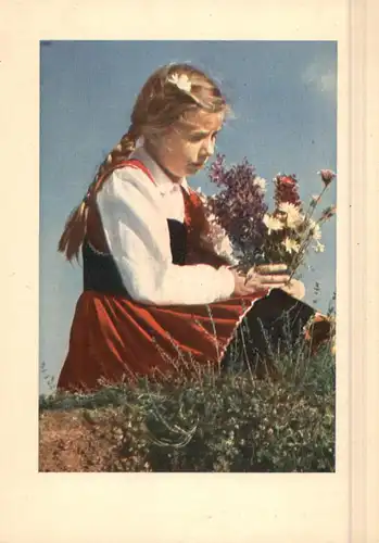 KINDER - Mädchen mit Feldblumen
