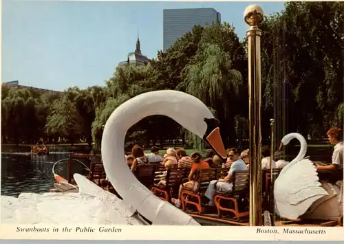 USA - MASSACHUSETTS - BOSTON, Public Gardens, Swan Boats