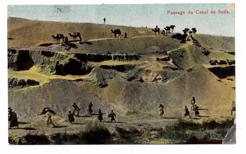 EGYPT - SUEZKANAL, Passage du Canal de Sues, 1911