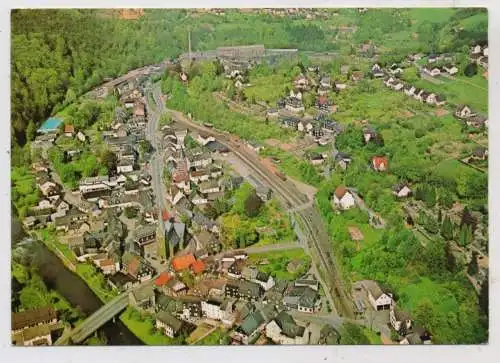 5250 ENGELSKIRCHEN - RÜNDEROTH, Luftaufnahme mit Bahnhof