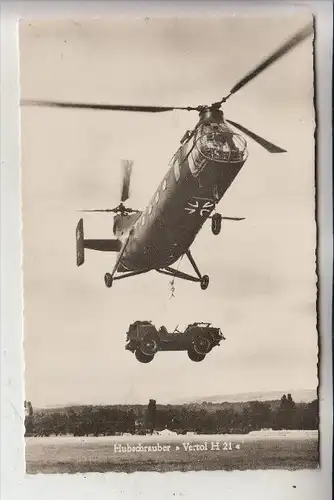 MILITÄR - FLUGZEUGE - Bundeswehr Hubschrauber VERTOL  H 21