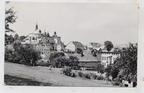 PL 57-411 WAMBIERZYCE / ALBENDORF, Blick über den Ort, 1964