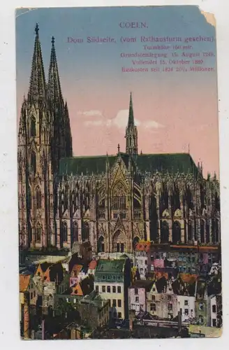 5300 BONN, Postgeschichte, AK in die Niederlande April 1919, englische und Deutsche Zensur