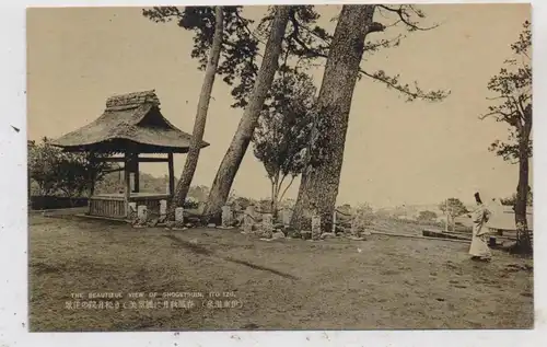 JAPAN / NIPPON - ITO / Izu, Shogetsuin, rücks. Klebereste