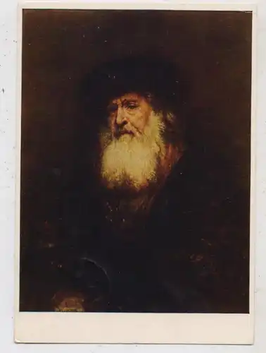 KÜNSTLER - ARTIST - REMBRANDT HARMENSZOON VAN RIJN, Bildnis eines bärtigen Alten, Gemäldegalerie Dresden