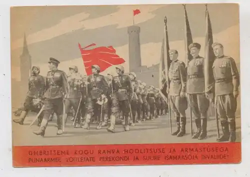 EESTI / ESTLAND - REVAL / TALLINN, Russische Propaganda 1946