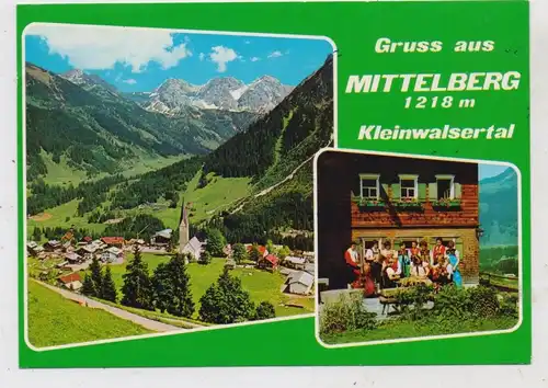 A 6991 MITTELBERG, Gruss aus, Trachten