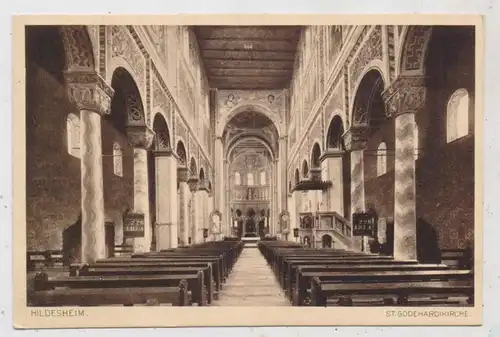 3200 HILDESHEIM, St. Godehardikirche, Innenansicht