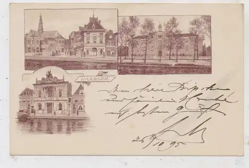 NOORD-HOLLAND - HAARLEM, Lithographie 1895