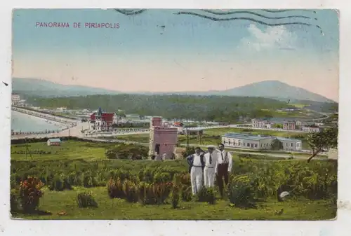 URUGUAY - PIRIAPOLIS, Panorama, über Montevideo nach Hildesheim, Nachgebühr / Tax