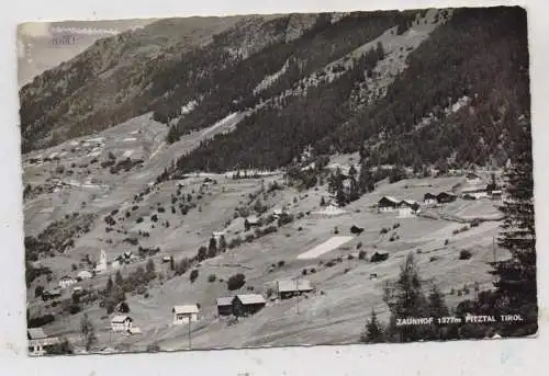 A 6481 SANKT LEONHARD im Pitztal - ZAUNHOF, Blick über den Ort, 1960