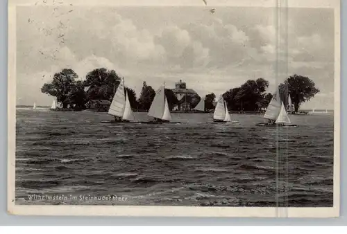 3050 WUNSTORF, Insel Wilhelmstein, Segelregatta, 193...