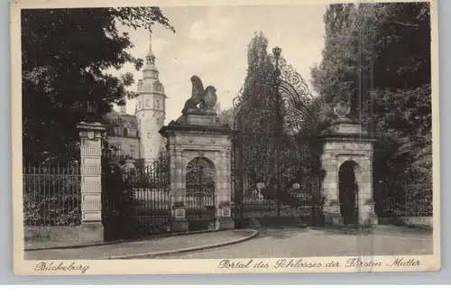 3062 BÜCKEBURG, Schloßportal, 1930