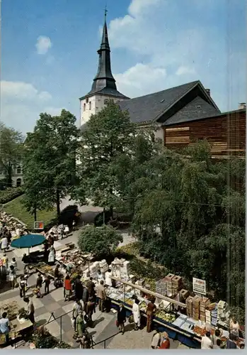 5880 LÜDENSCHEID, Wochenmarkt an der Erlöserkirche