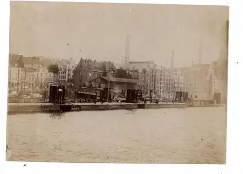 2000 HAMBURG - ALTONA, Fähranleger, altes Photo 10,3 x 7,7 cm