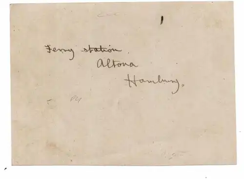 2000 HAMBURG - ALTONA, Fähranleger, altes Photo 10,3 x 7,7 cm