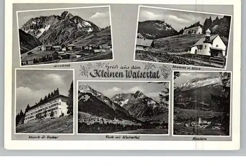 A 6991 KLEINWALSERTAL, Hirschegg, Schwende, Riezlern....1953