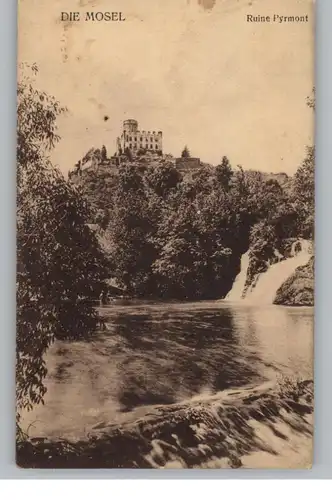 5401 MÜNSTERMAIFELD - ROES, Burg Pyrmont / Eltztal, 1915
