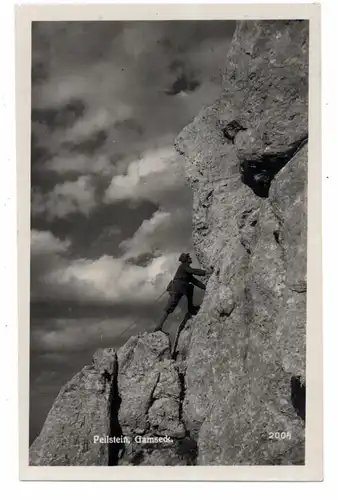 BERGSTEIGEN - Peilstein, Gamseck, 1940, Feldpost 37911 Luftgau Nachrichten Regiment 17