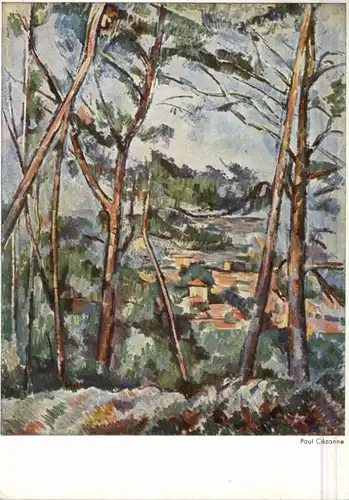 KÜNSTLER / Artist - PAUL CEZANNE, "La Vallee d l'Arc