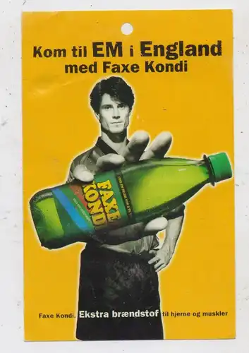 FUSSBALL - BRIAN LAUDRUP, FAXE KONDI Werbung