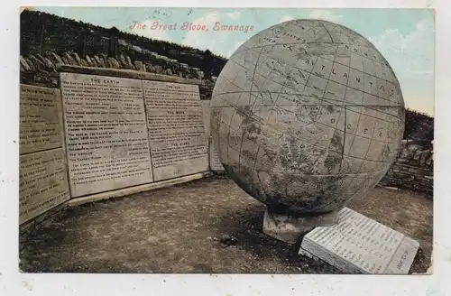 GLOBUS / GLOBE - The Great Globe - Swanage, 1910