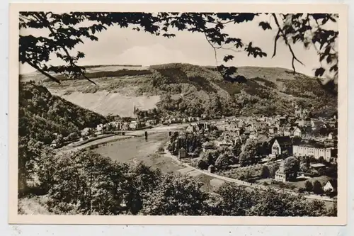 5580 TRABEN - TRARBACH, Blick über die Mosel aus den Weinbergen, Verlag Kilzer