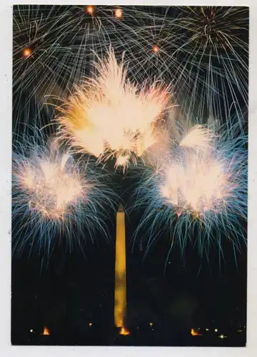 USA - WASHINGTON D.C., Fireworks at Wahington Monument, Finlandia finale 1982