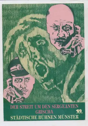4400 MÜNSTER, Städtische Bühnen, Der Streit um den Sergeanten Frischa, 1989