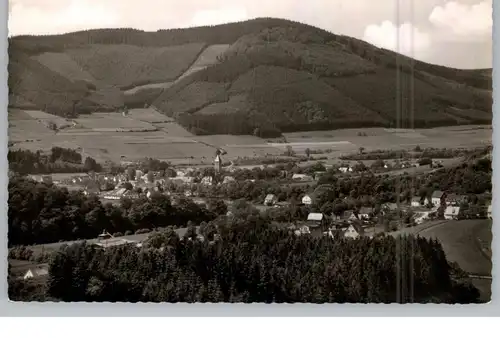 5940 LENNESTADT - SAALHAUSEN, Blick über den Ort, 1964