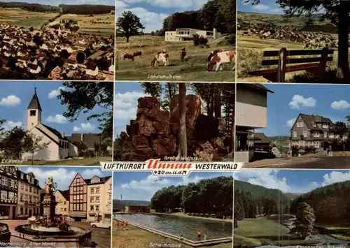 5439 BAD MARIENBERG - UNNAU, Mehrbild-AK  1964