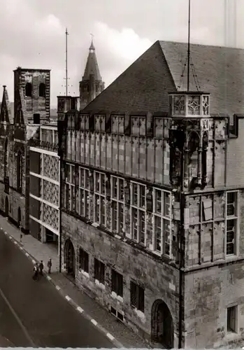 5000  KÖLN, GÜRZENICH, Blick vom Quatermarkt, 1963